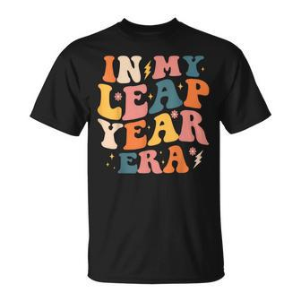 In My Leap Year Era Leap Year 2024 Birthday Retro T-Shirt - Seseable
