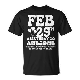 Leap Years Birthday 2024 Quote February 29Th Leap Day T-Shirt - Monsterry