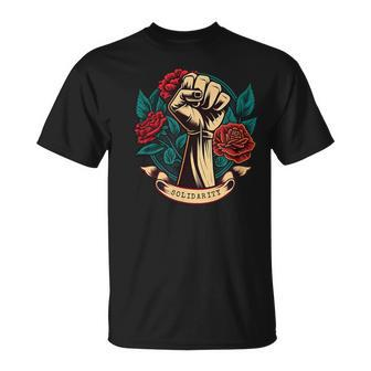 Leftist Political Solidarity Radical Democratic Socialist T-Shirt - Thegiftio UK