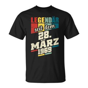 Legendär Seit 28 März 1969 Geburtstag Am 2831969 T-Shirt - Seseable