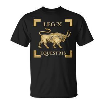 Legio X Equestris Julius Caesar Roman Legion T-Shirt - Seseable