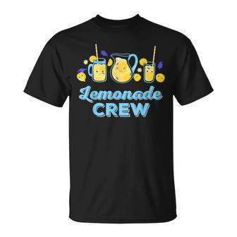Lemonade Stand Crew And Boss Lemon Juice Summer T-Shirt - Monsterry UK