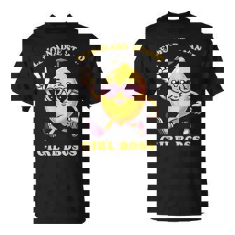 Lemonade Stand Girl Boss Girls Lemonade Stand T-Shirt | Mazezy