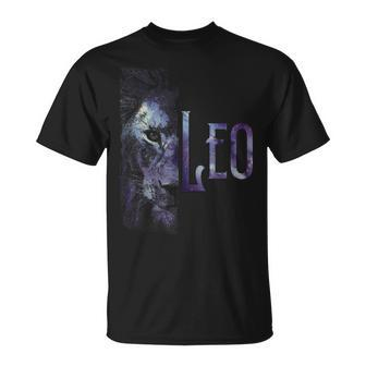 Leo Zodiac Stars Astrological Sign Astrology Horoscope T-Shirt - Thegiftio UK