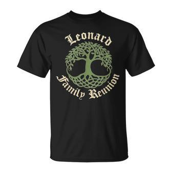 Leonard Family Reunion Dark T-Shirt - Monsterry UK