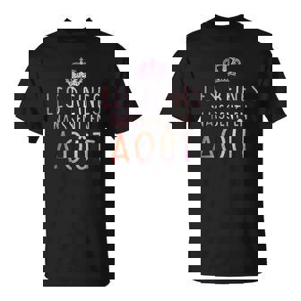 Les Legendes Sont Nees En Aout Tshirt T-Shirt - Cadeauxyz
