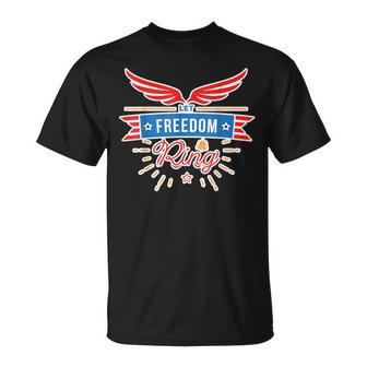 Let Freedom Ring 4 July America Independence Day T-Shirt - Monsterry UK