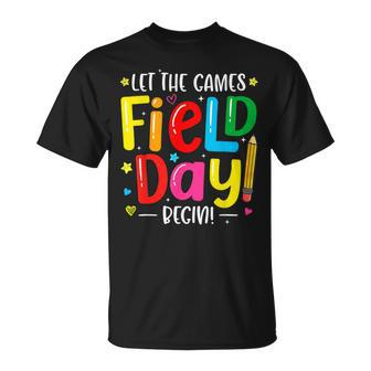 Let The Games Field Day Begin Fun Day Field Day 2024 T-Shirt - Seseable