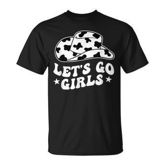 Let's Go Girls Cowgirl Western For Girls Women T-Shirt - Seseable