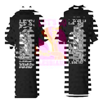Let's Go Lesbians Lgbtq Lesbian Pride Month Cowgirl T-Shirt - Seseable