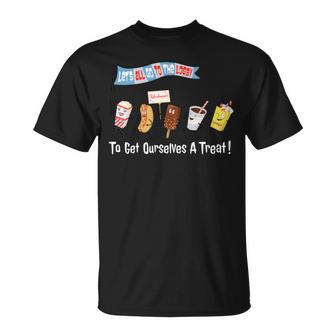 Let’S All Go To The Lobby Treat Retro Style Movie T-Shirt - Monsterry CA