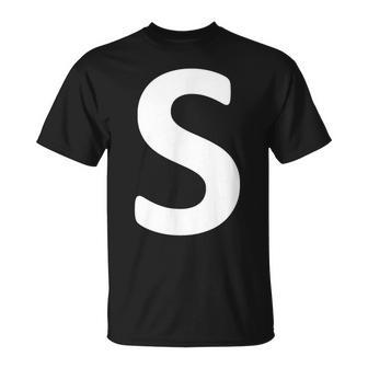 Letter S T-Shirt - Seseable