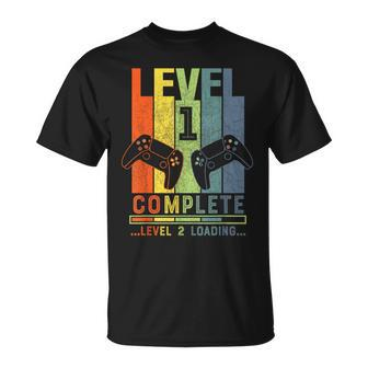 Level 1 Complete Gamer 1 Years Wedding Anniversary T-Shirt - Monsterry DE
