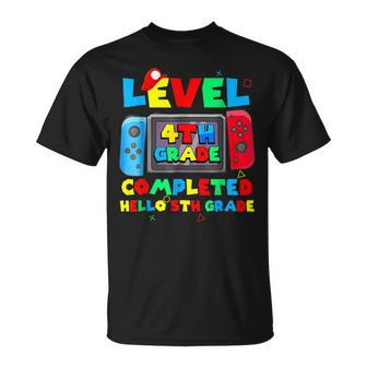 Level 4Th Grade Completed Hello 5Th Grade Last Day Of School T-Shirt - Monsterry CA