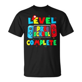 Level Preschool Complete Last Day Of School Video Game T-Shirt - Seseable