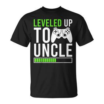 Leveled Up Promoted To Uncle 2024 New Uncle Video Game T-Shirt - Monsterry AU