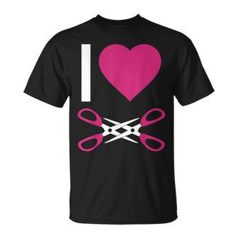 Lgbt Pride Lesbian I Love To Scissor T-Shirt - Monsterry DE