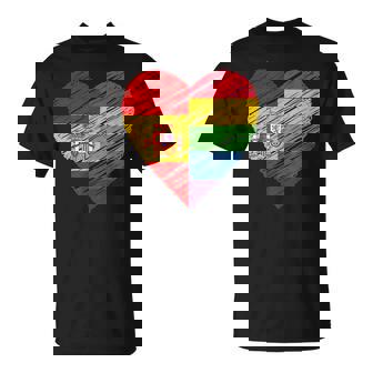 Lgbtq España Gay Pride Heart For Gay And Lesbian Love Lgbt Camiseta unisex - Regaloses