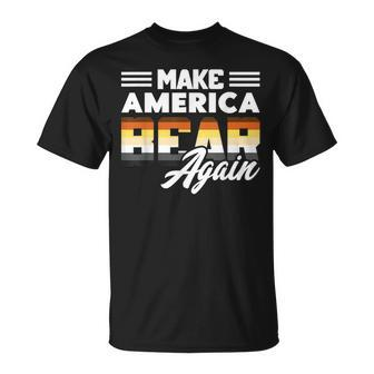 Lgbtq Gay Pride Month Make America Bear Again Gay Bear T-Shirt - Monsterry DE