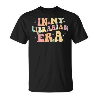 In My Librarian Era Retro Back To School Bookworm Book Lover T-Shirt - Monsterry