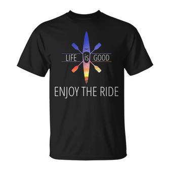 Life Quotes Life Is Good Enjoy The Ride T-Shirt | Mazezy