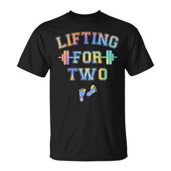 Lifting For Two Pregnancy Workout T-Shirt - Seseable
