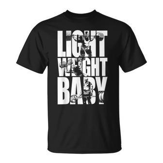 Light Weight Baby Ronnie Coleman Squat Bench Deadlift Gym T-Shirt - Thegiftio UK