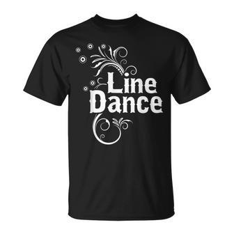 Line Dance Country Music Western Dancing Dancer Woman Girls T-Shirt - Thegiftio UK