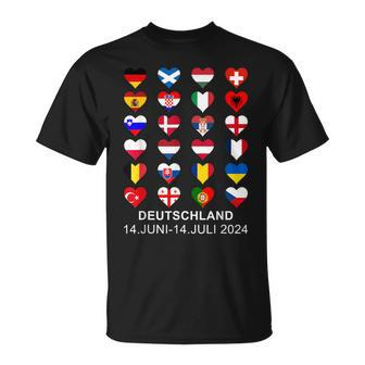 List Flag Of Countries In Eur Germany 2024 T-Shirt - Monsterry