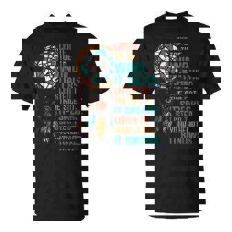 Listen To The Wind It Talks Fun Native American Day Graphic T-Shirt - Thegiftio