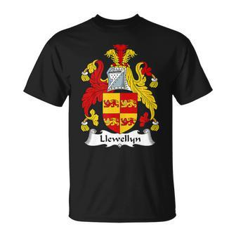 Llewellyn Coat Of Arms Family Crest T-Shirt - Monsterry