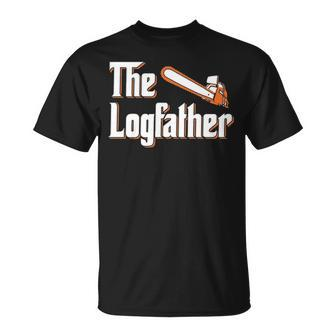 The Logfather Lumberjack Chainsaw & Logger Woodsman T-Shirt | Mazezy