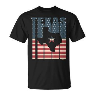 Lone Star Texas American Flag T-Shirt | Mazezy