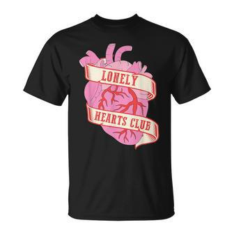 Lonely Hearts Club Broken Heart Single Women T-Shirt - Monsterry