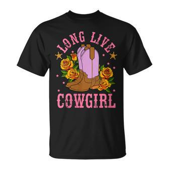 Long Live Western Country Southern Cowgirl T-Shirt | Mazezy CA