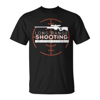 Long Range Shooting Vintage Marksman Shooter Gun Enthusiast T-Shirt - Monsterry UK