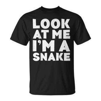 Look At Me I'm A Snake Costume T-Shirt - Monsterry AU