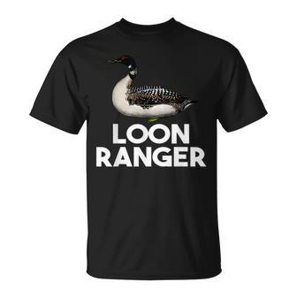 Loon Ranger Common Loon Bird Watching T-Shirt - Monsterry AU