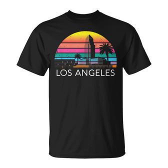 Los Angeles Beach California Surf Vintage Cali Dtla Venice T-Shirt - Monsterry AU