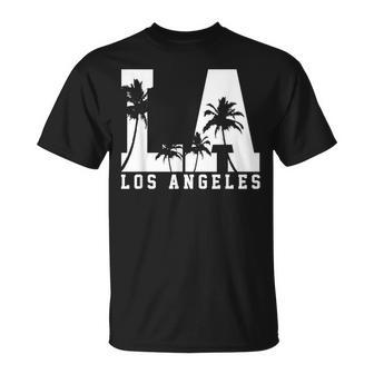 Los Angeles La California Usa America Souvenir T-Shirt - Seseable