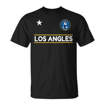 Los Angles La Soccer Team Jersey Mini Badge Ii T-Shirt - Monsterry DE