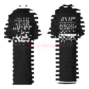 Los Cuatro Jinetes Del Apocalipsis Camiseta unisex - Regaloses