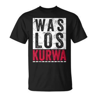 Was Los Kurwa Polska Kurwa Für Stolze Poland T-Shirt - Geschenkecke