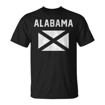I Love Alabama Minimalist State Flag T-Shirt - Monsterry