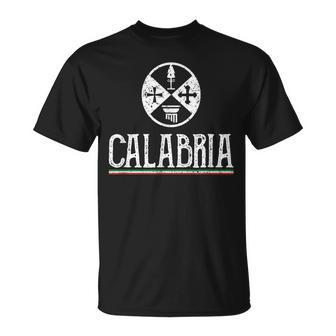 Love Calabria Flag Calabrese Pride T-Shirt - Seseable