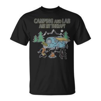 Love Camping Labrador Retriever T-Shirt | Mazezy