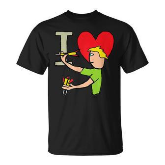 I Love Darts T-Shirt - Thegiftio UK