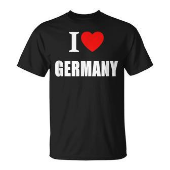 I Love Germany Deutschland Sunshine German Summer Holiday T-Shirt - Seseable