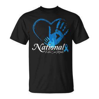 Love Heart Awareness Month National Foster Care T-Shirt - Monsterry UK