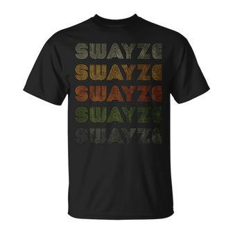 Love Heart Swayze Grunge Vintage Style Black Swayze T-Shirt - Thegiftio UK